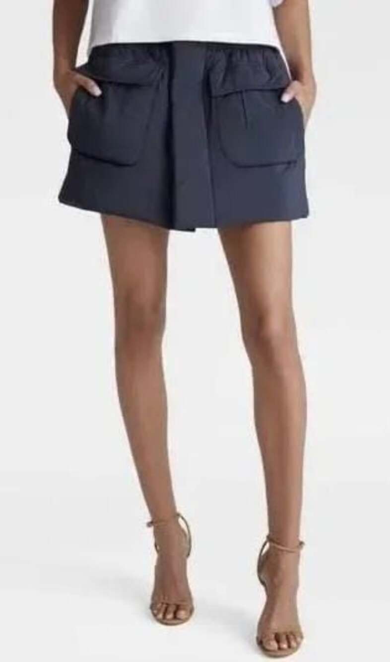 Target Puffer Skort Size L Dark Navy